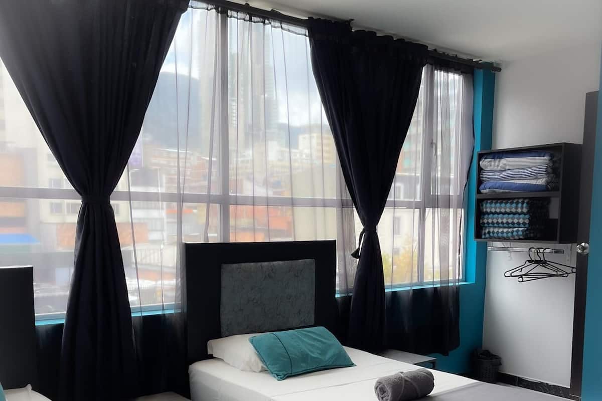 Down comforters, laptop workspace, iron/ironing board, free WiFi
