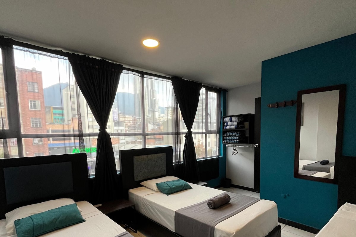 Down comforters, laptop workspace, iron/ironing board, free WiFi