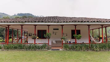 Façade de l’hébergement