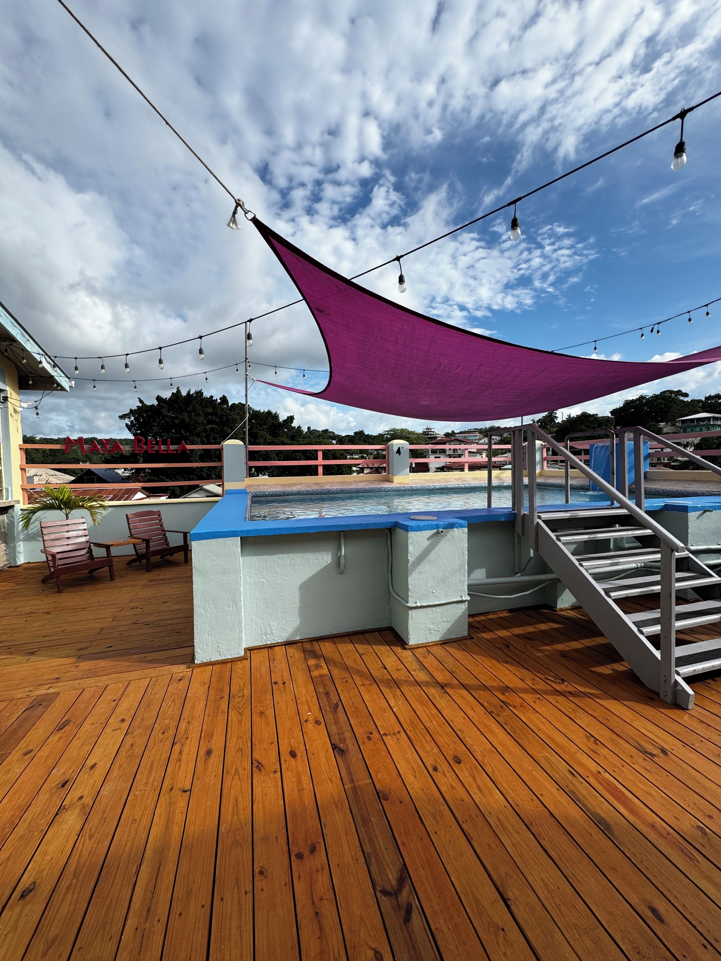 Alberca al aire libre 