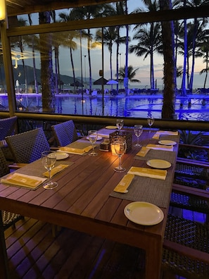 3 restaurants, breakfast, lunch, dinner served; Brazilian cuisine