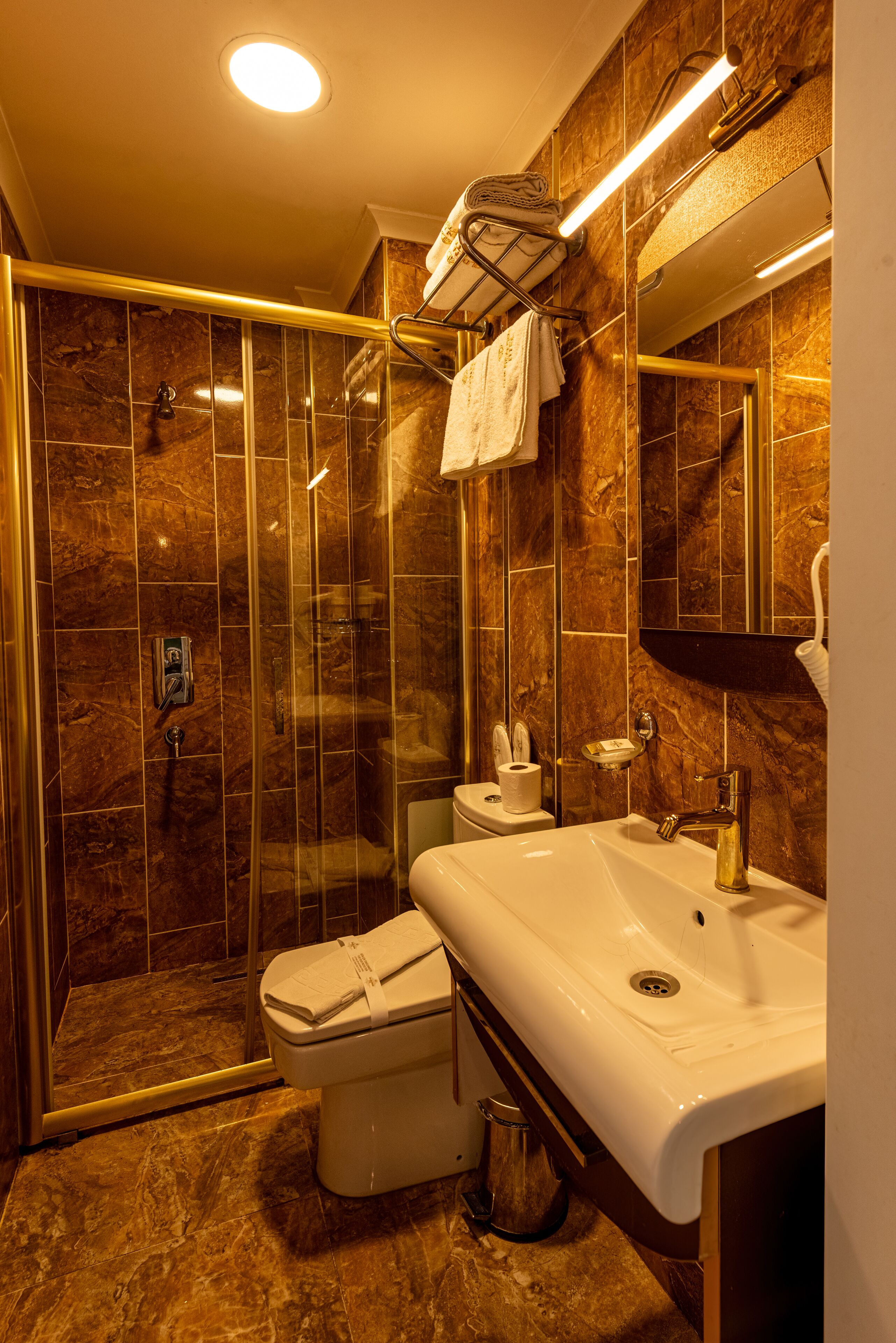 family triple room, city view | bathroom | separate bathtub and shower, jetted bath, rainfall showerhead