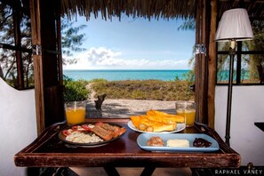 Luxury Bungalow, Beach View, Beachfront (Turtle ) | Room service – dining - nZuwa Lodge (Pemba)