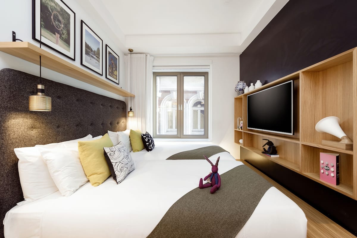Wilde Studio Twin | Premium-sengetøj, minibar, pengeskab på værelset, mørklægningsgardiner