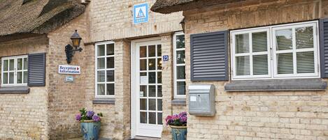 Voorkant van accommodatie