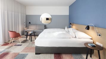 1 bedroom, hypo-allergenic bedding, in-room safe, desk