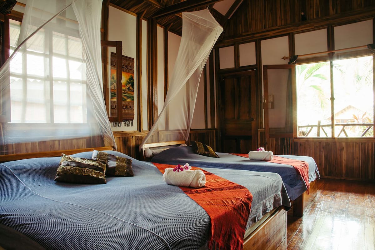 bungalow with river view  | minibar, in-room safe, desk, rollaway beds