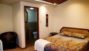Double Room | Desk, blackout curtains, iron/ironing board, free cots/infant beds