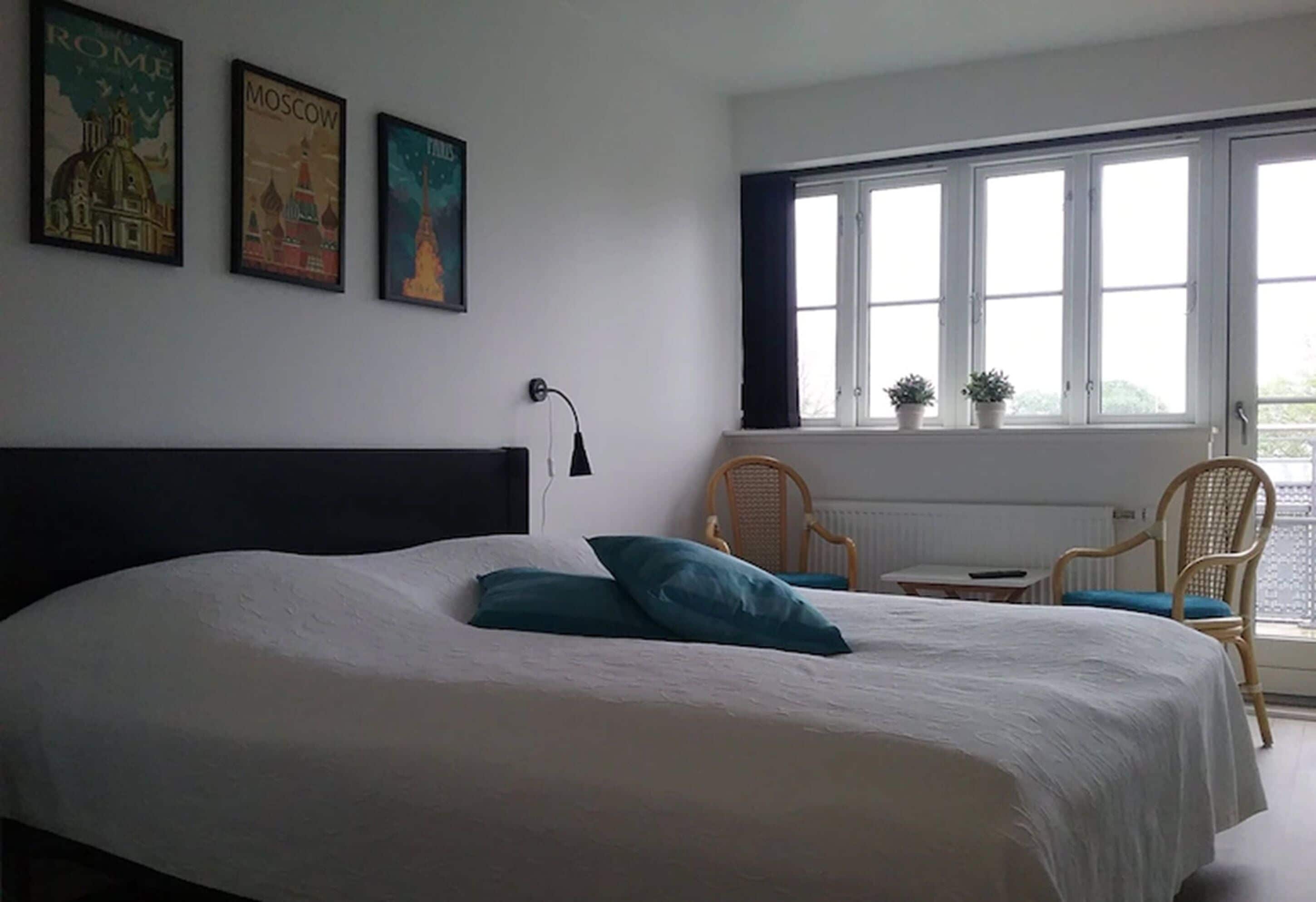 hypo-allergenic bedding, individually decorated, individually furnished