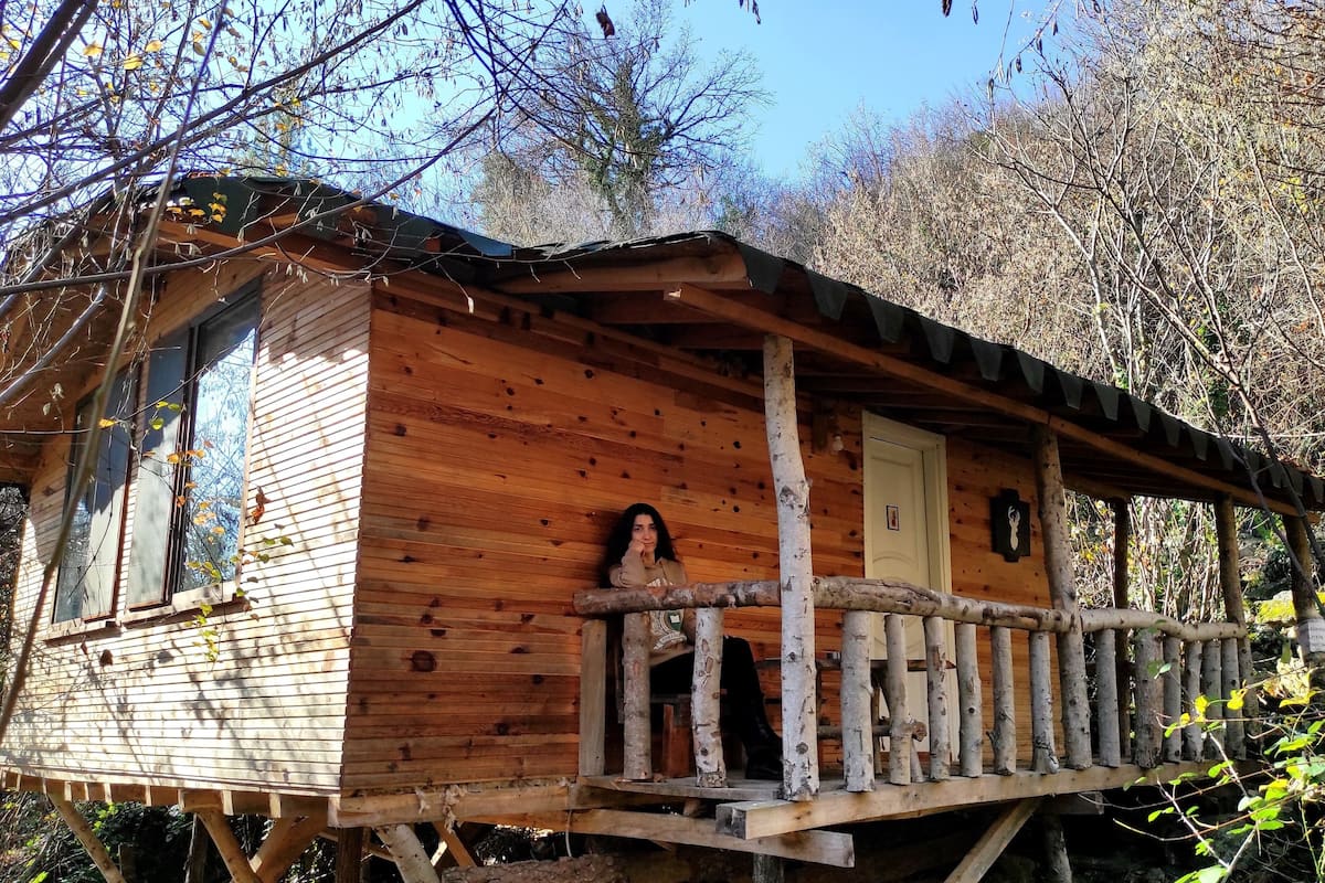 Standard Cabin, 1 Double Bed, Garden View | 1 bedroom, premium bedding, desk, laptop workspace