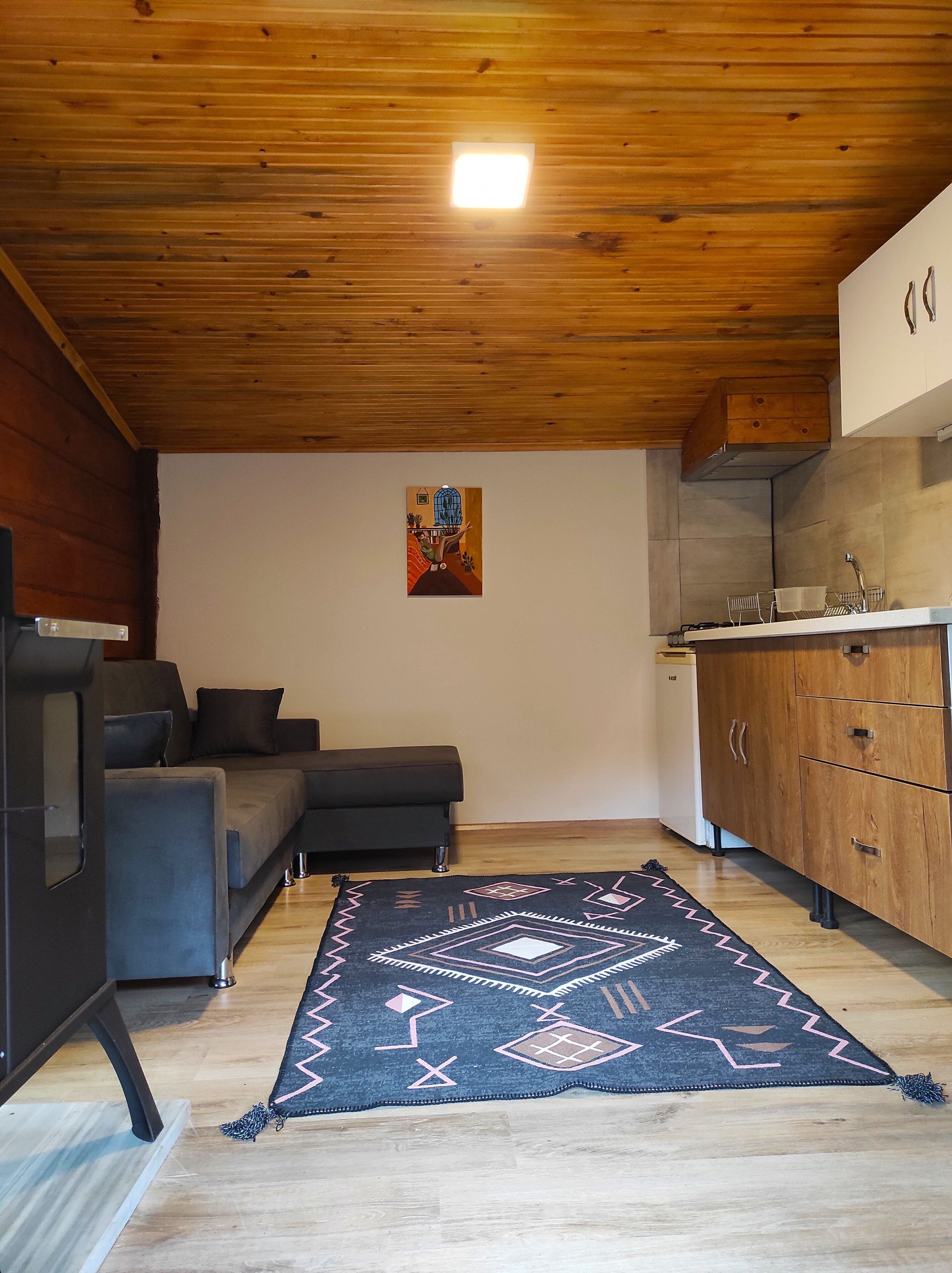 romantic chalet | 1 bedroom, premium bedding, desk, laptop workspace