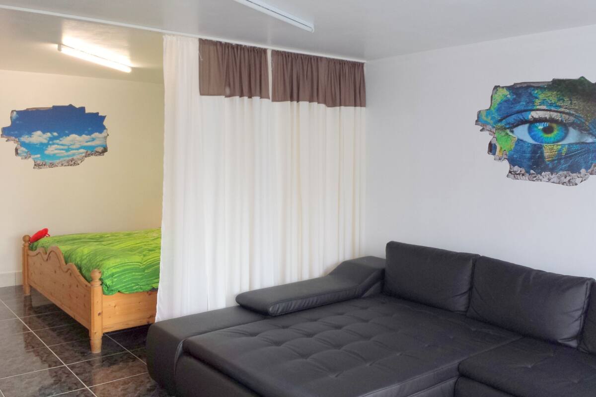 Apartamento standard | 1 quarto, roupas de cama premium, edredons de pluma, cortinas blackout