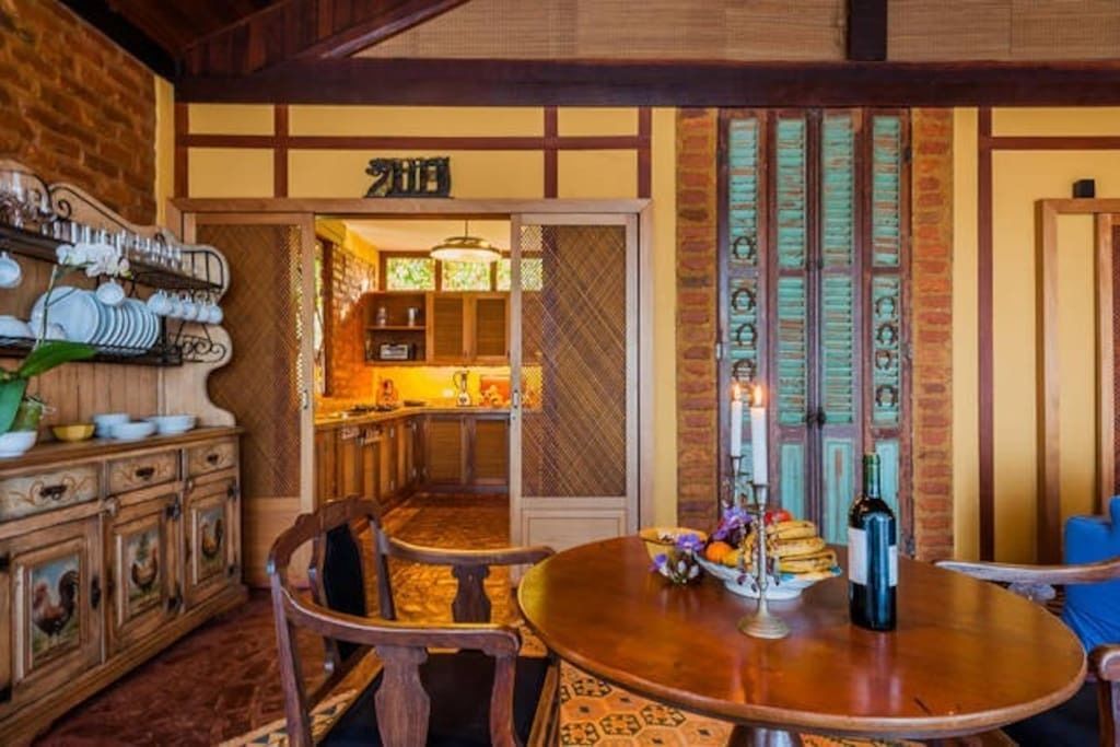 Opções para refeição no quarto