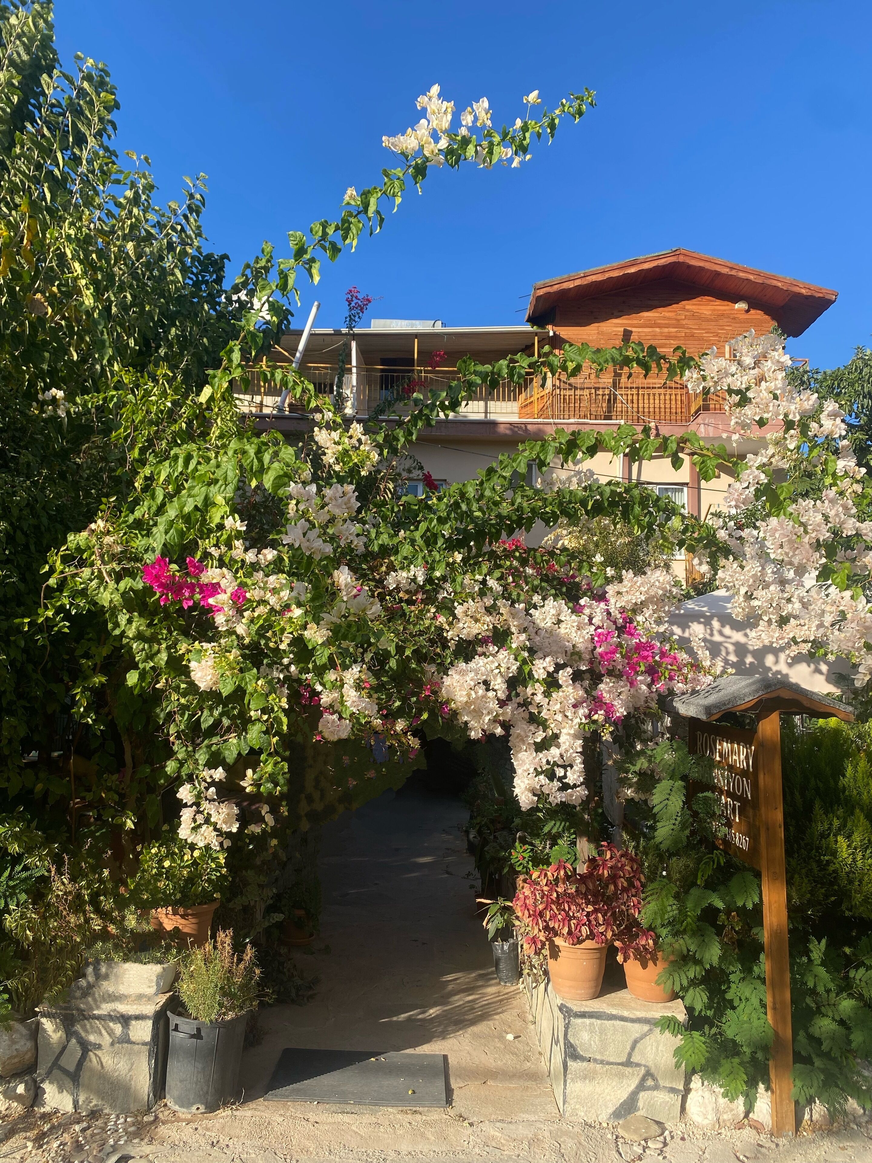 Voorkant van accommodatie