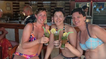 Poolside bar