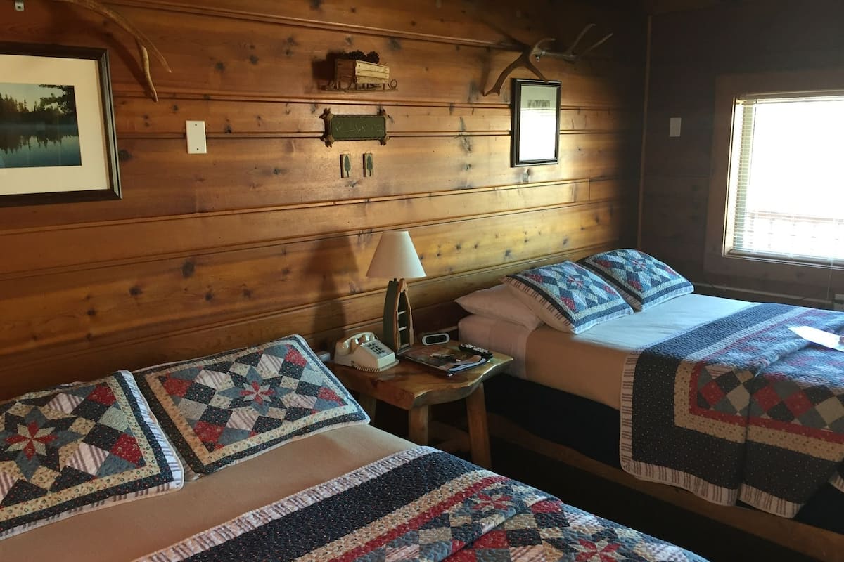 Room, 2 Double Beds (Room 3, Hunting Theme) | WiFi (free), bed sheets