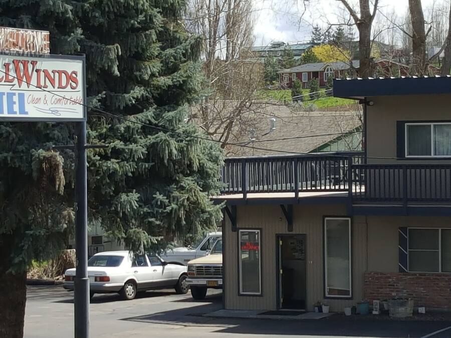 Overnatningsstedets facade