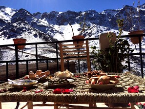 Se sirven desayunos, comidas, cenas y cocina marroquí 