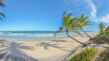 Beach nearby, white sand