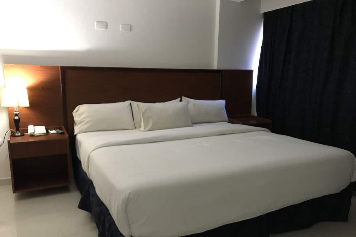 Chambre Exécutive, 1 très grand lit, salle de bains privée, dans la tour