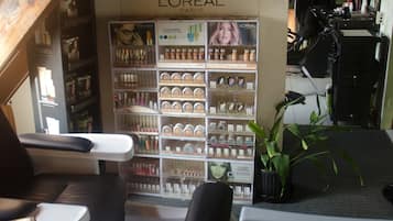 Facials, manicures and pedicures, massages