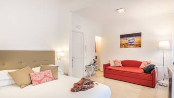 Suíte júnior | Lençóis italianos Frette, roupas de cama premium, edredons de pluma