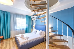 Maisonette | Living area | Flat-screen TV - BSA Boulevard Boutique (Sunny Beach)