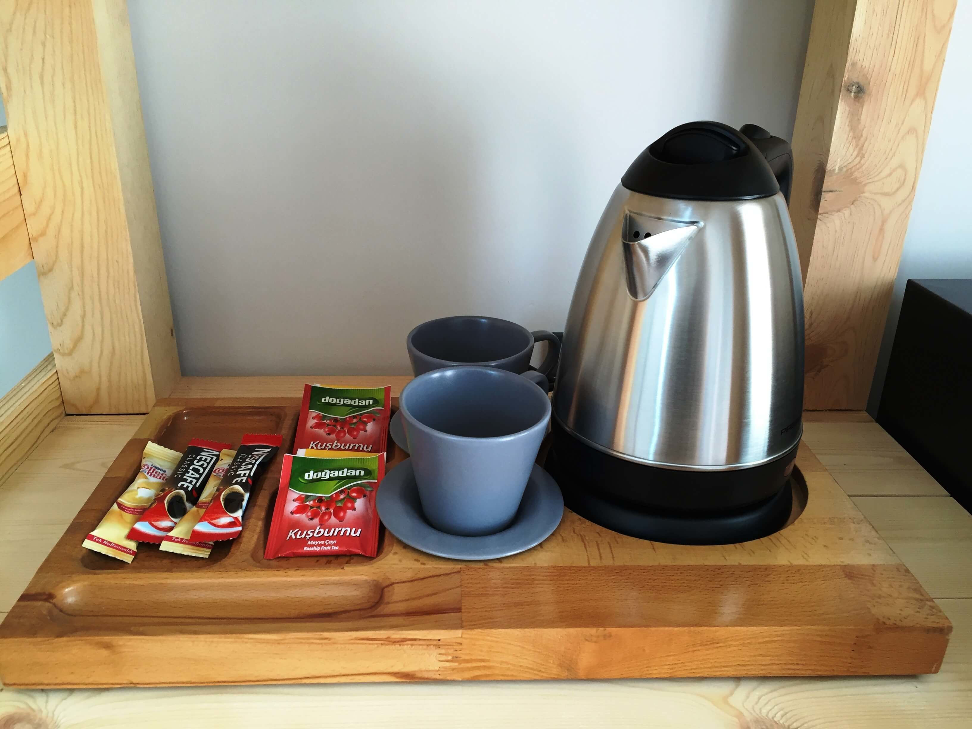 double room, pool view | coffee and/or coffee maker