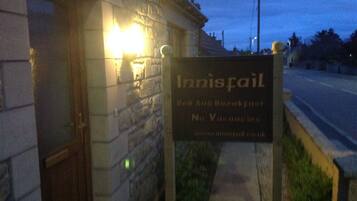 Front of property – evening/night