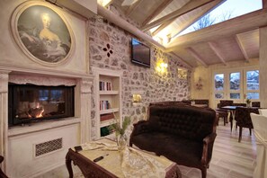 Sala de estar en el lobby