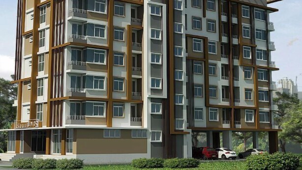 A multi-story residential building with balconies, labeled "THE BEST PLACE." - The Best Place (Samut Prakan)
