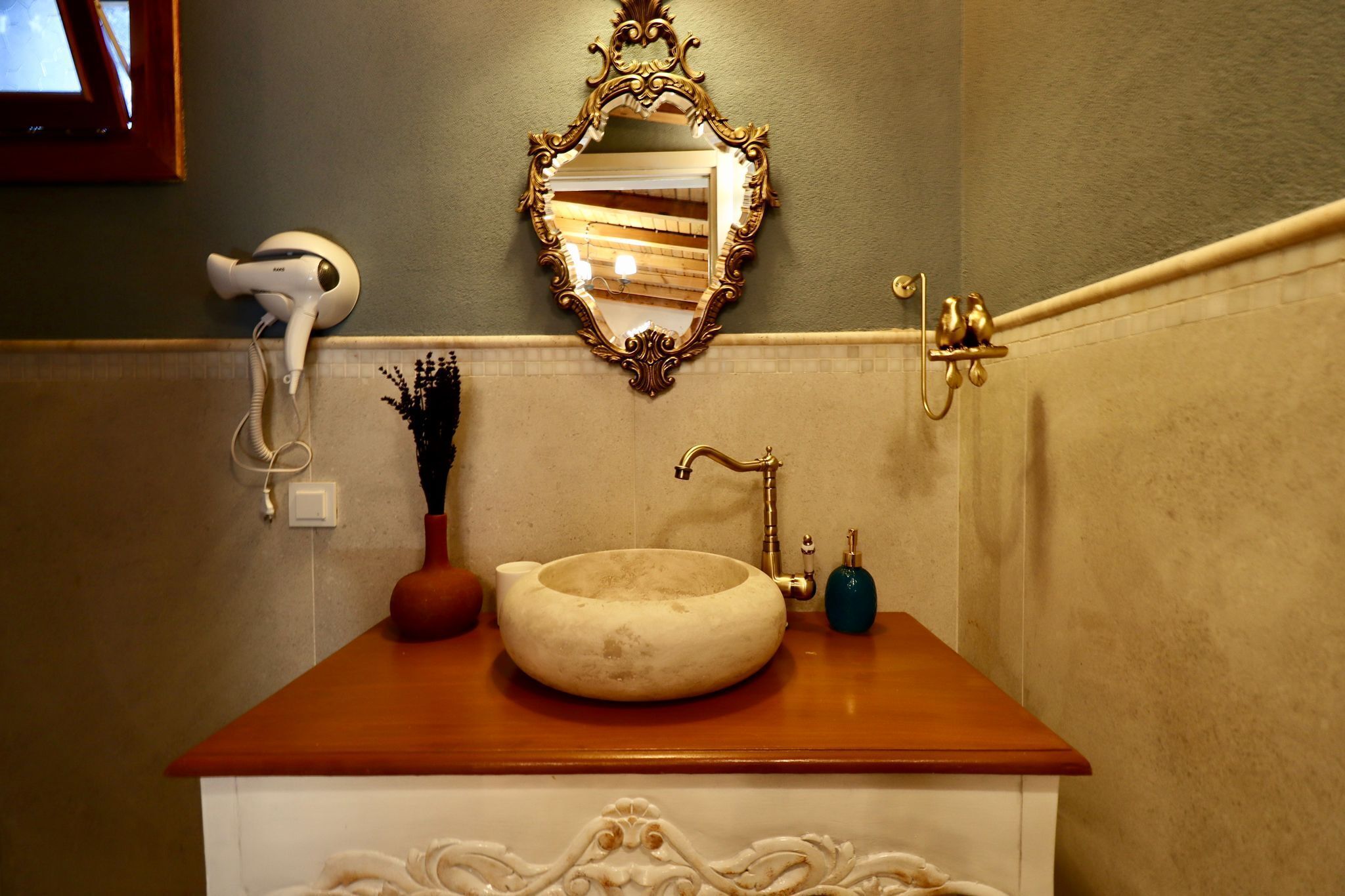 superior room, patio, pool view | bathroom | free toiletries, hair dryer, slippers, towels