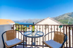 Studio Supérieur, balcon, vue mer | Balcon