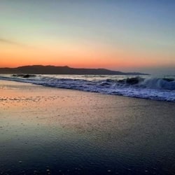 Vue sur la plage/l’océan