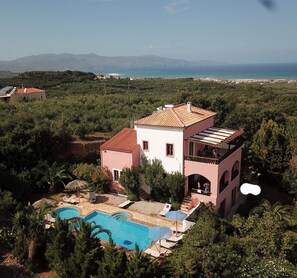 Aerial view - Villa Seli (Platanias)