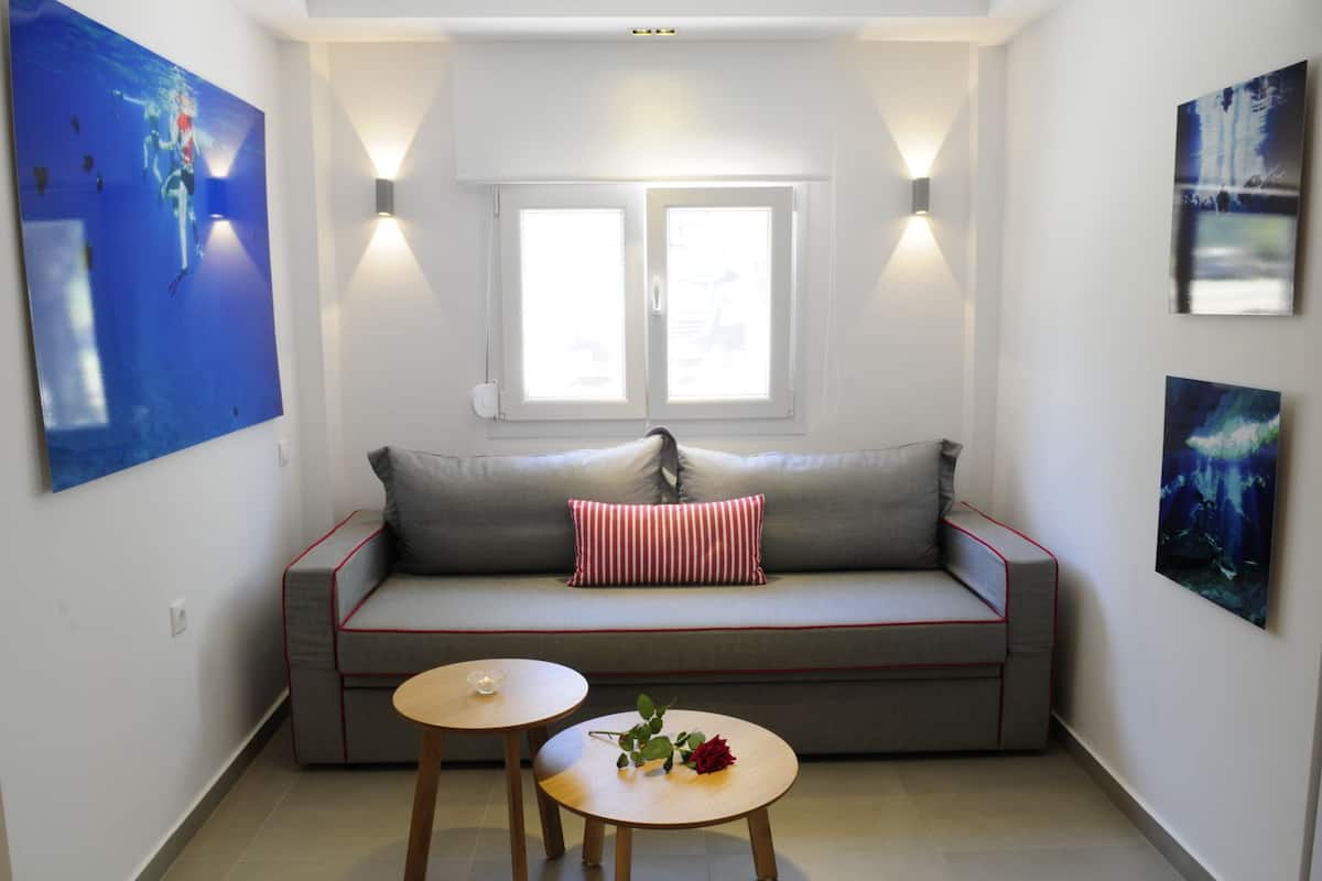 Apartment, Ground Floor | Living area | Flat-screen TV