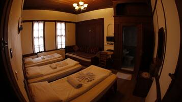 Desk, iron/ironing board, free WiFi, bed sheets