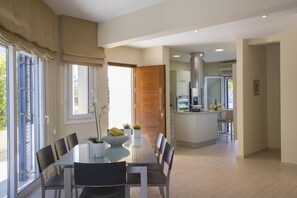 Villa, 4 Bedrooms, Sea View | Living area | Flat-screen TV, DVD player