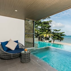 Private Pool Beach Front | Quang cảnh từ phòng