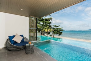 Private Pool Beach Front | View from room - My Beach Resort Phuket (Wichit)