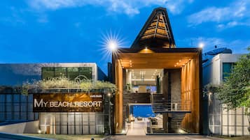 Front of property - evening/night