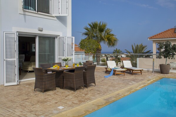 Deluxe Villa, 3 Bedrooms | Terrace/patio - Protaras Villa Jovanna (Paralimni)