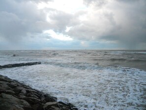 Plage, sable blanc, bar de plage