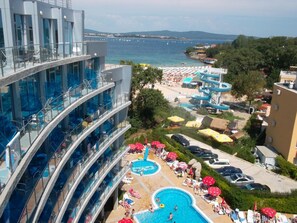 Outdoor pool, pool loungers - Hotel Kamenec - Kiten (Kiten)