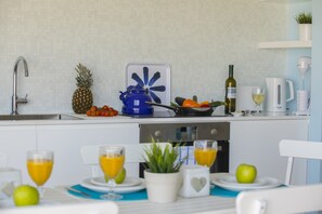 Spiseområde på rommet