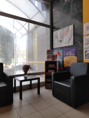 Lobby sitting area