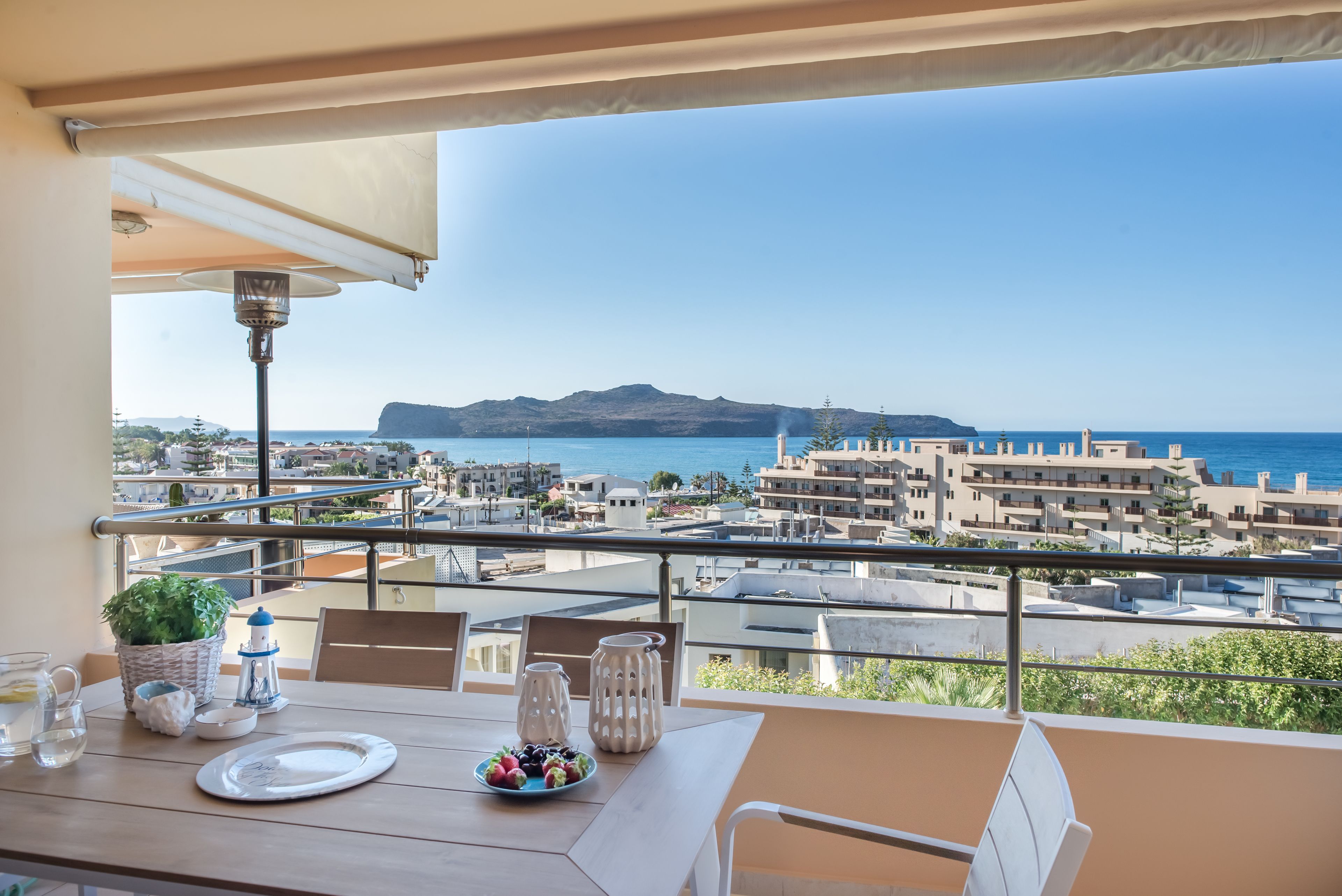 Luxury Villa, 3 Bedrooms, Sea View (II) | Balcony view