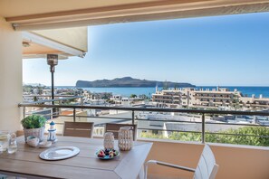 Luxury Villa, 3 Bedrooms, Sea View (II) | Balcony view