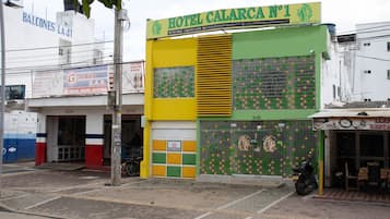 Front of property – evening/night