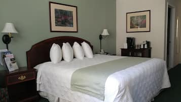 Kamer, 1 kingsize bed | Een strijkplank/strijkijzer, extra bedden (toeslag), gratis wifi